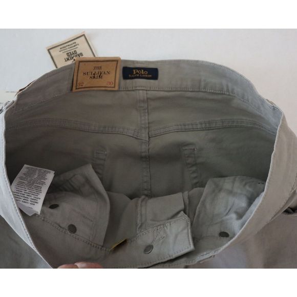 Polo Ralph Lauren Men's Sz 32x30 Gray The Sullivan Slim Low Stretch Jeans $168 - Picture 3 of 10